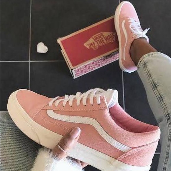 Baby Pink Old School Vans - Picture 2 of 4